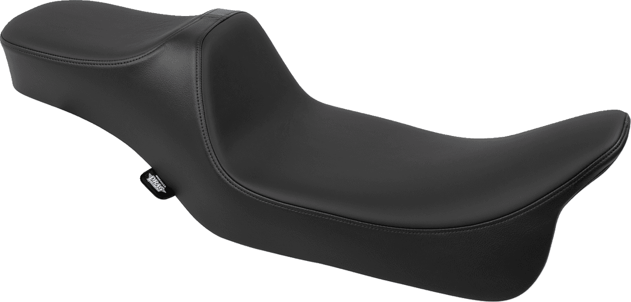 DRAG SPECIALTIES SEATS 0801-1926 Predator III Seat - Extended Reach - Smooth - Black Solar Leather - FLH/FLT '08-'24
