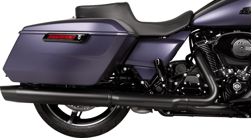 DRAG SPECIALTIES SEATS 0801-1951 Predator 2-Up Seat - Solar Leather - Smooth - w/o Backrest - FLT/FLH '23-'24 — image 4 of 4