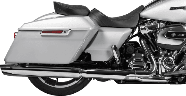 DRAG SPECIALTIES SEATS 0801-1953 Rear Solo Seat - Wide - Double Diamond - Black Stitch - FL '97-'23 — image 3 of 3