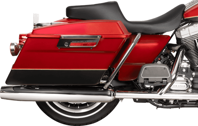 DRAG SPECIALTIES SEATS 0801-1995 Predator 2-Up Seat - Vinyl - Smooth - w/o Backrest - FL '97-'07 — image 4 of 4