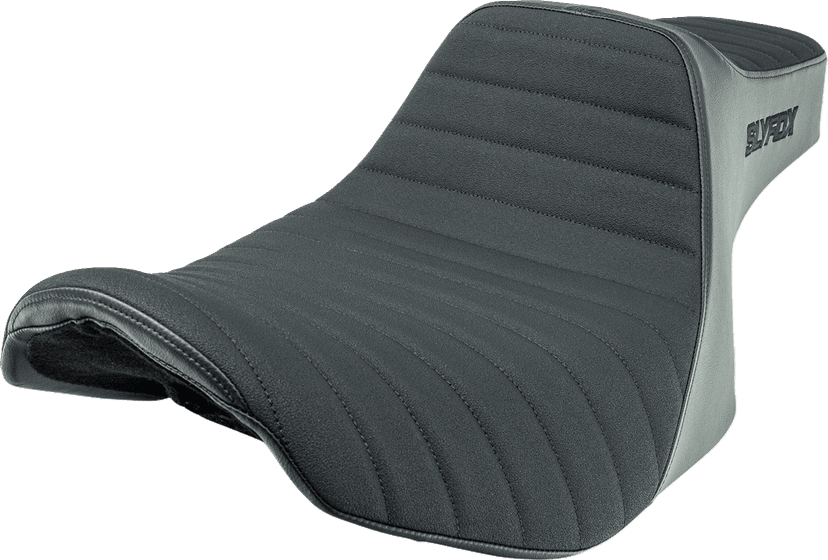 SLYFOX 08012056 High Noon Seat - Vinyl - Classic Stitch - Black Logo - FLH/FLT '23-'24 — image 4 of 4
