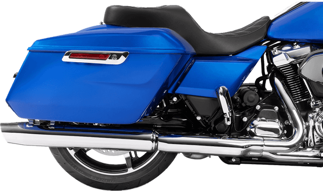 DRAG SPECIALTIES SEATS 0801-2099 Freedom Seat - Black - Vinyl - Silver Double Diamond Stitch - FLT/FLH '23-'25 — image 4 of 4