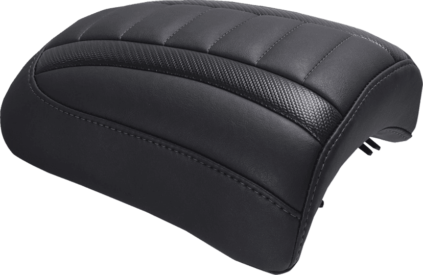 MUSTANG 0801-2113 Padded Passenger Seat Cowl - Double Diamond - Sky Blue Stitch - FLT/FLH '23-'25
