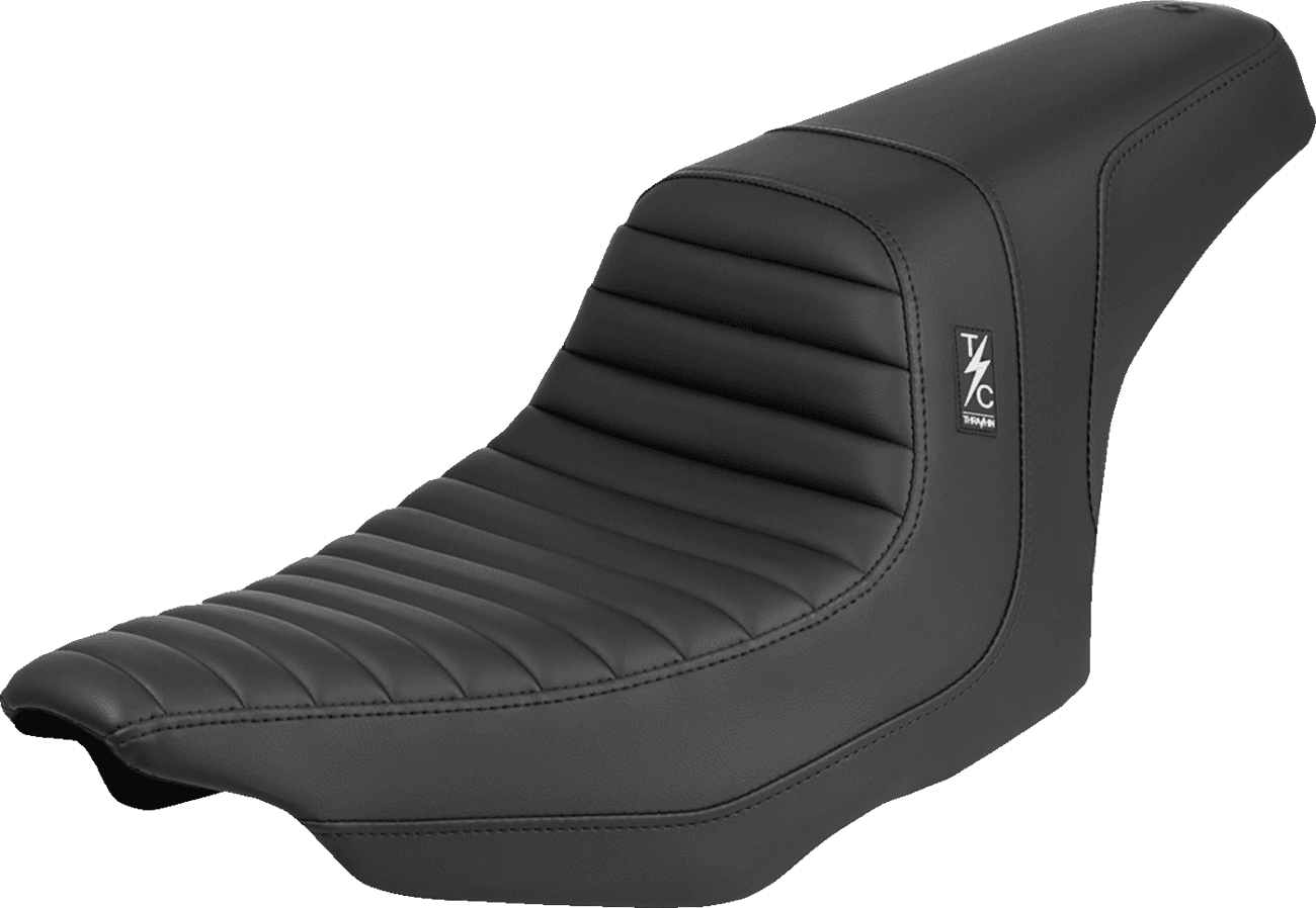 SADDLEMEN 0801-2137 Thrashin ' Pro Series Seat - Tuck-n-Roll - FLT/FLH '23-'25