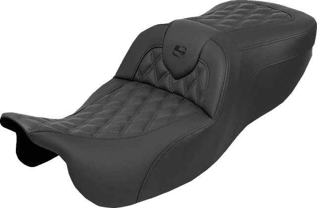 SADDLEMEN 0801-2138 Roadsofa™ Seat - without Backrest - Lattice Stitch - FLRT/FLTRT '15-'25