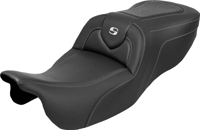 SADDLEMEN 0801-2140 Roadsofa™ Seat - without Backrest - Carbon Fiber - FLRT/FLTRT '15-'25