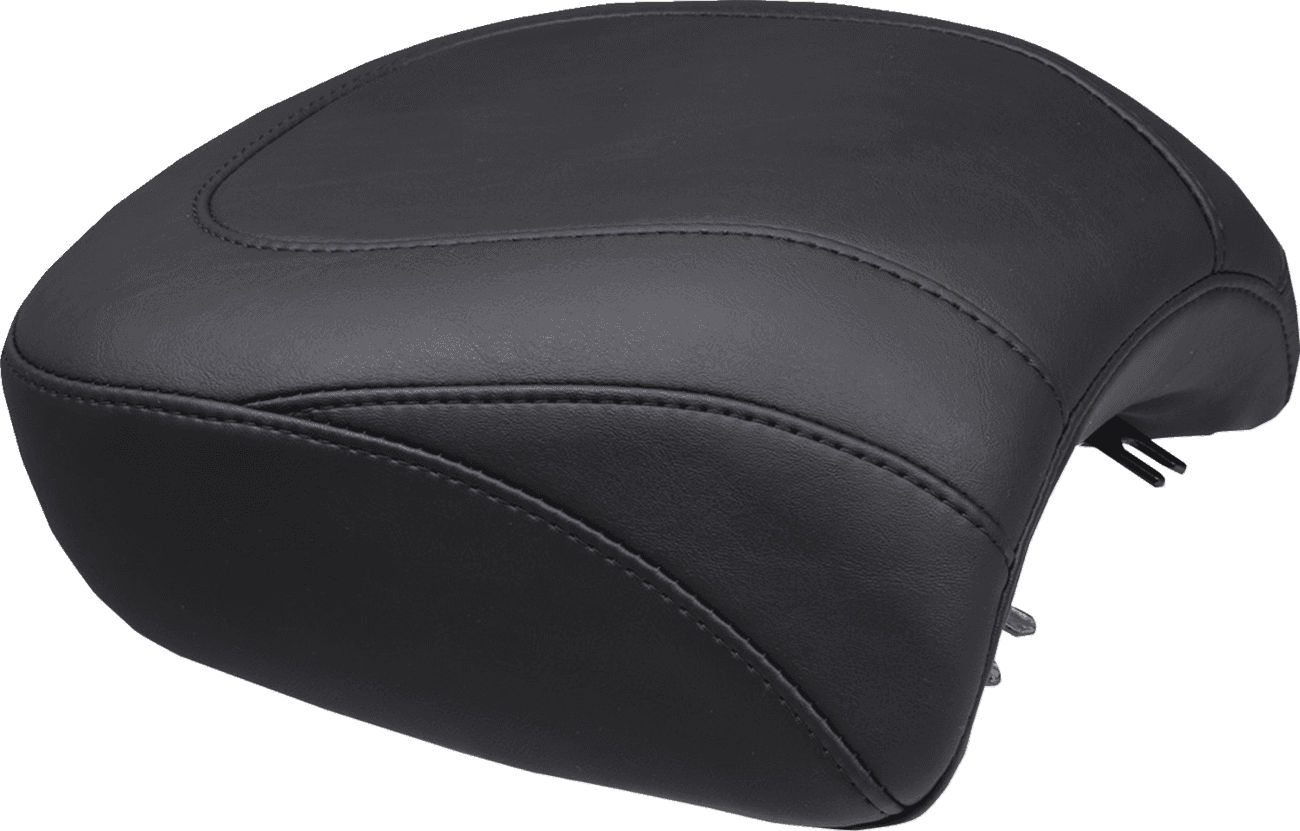 MUSTANG 0801-2304 Wide Tripper™ Passenger Seat - Black Stitch - FLT/FLH '23-'26