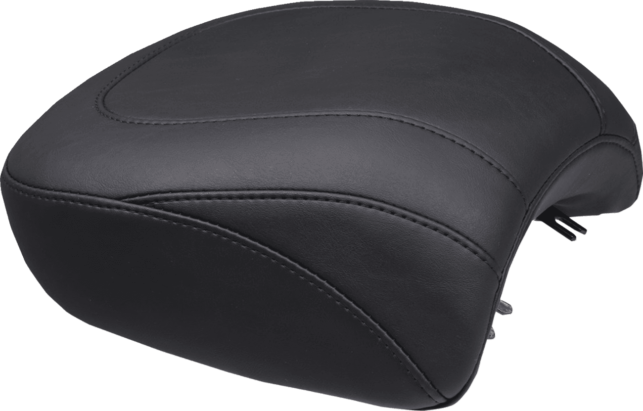 MUSTANG 0801-2304 Wide Tripper™ Passenger Seat - Black Stitch - FLT/FLH '23-'26