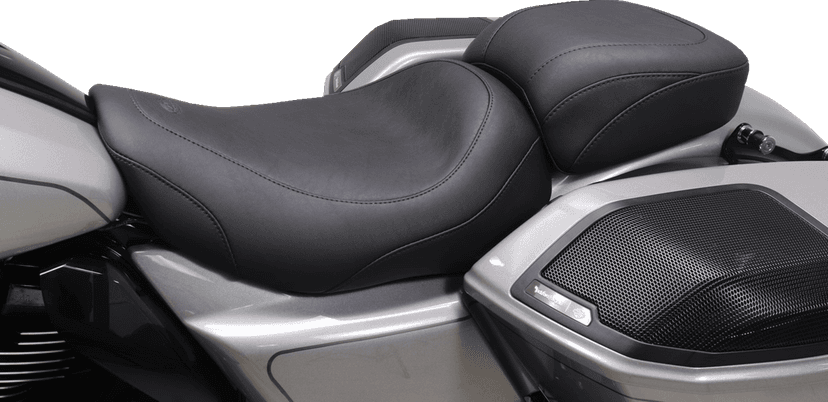 MUSTANG 0801-2304 Wide Tripper™ Passenger Seat - Black Stitch - FLT/FLH '23-'26 — image 3 of 3