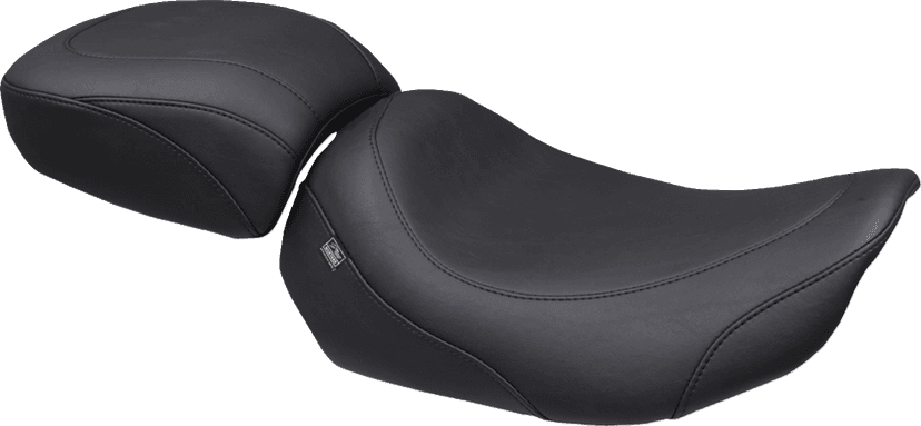 MUSTANG 0801-2304 Wide Tripper™ Passenger Seat - Black Stitch - FLT/FLH '23-'26 — image 2 of 3