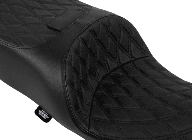 DRAG SPECIALTIES SEATS 0801-2334 Freedom Seat - Vinyl - Double Diamond Black Stitch - FLRT/FLTRT '15-'25 — image 2 of 2