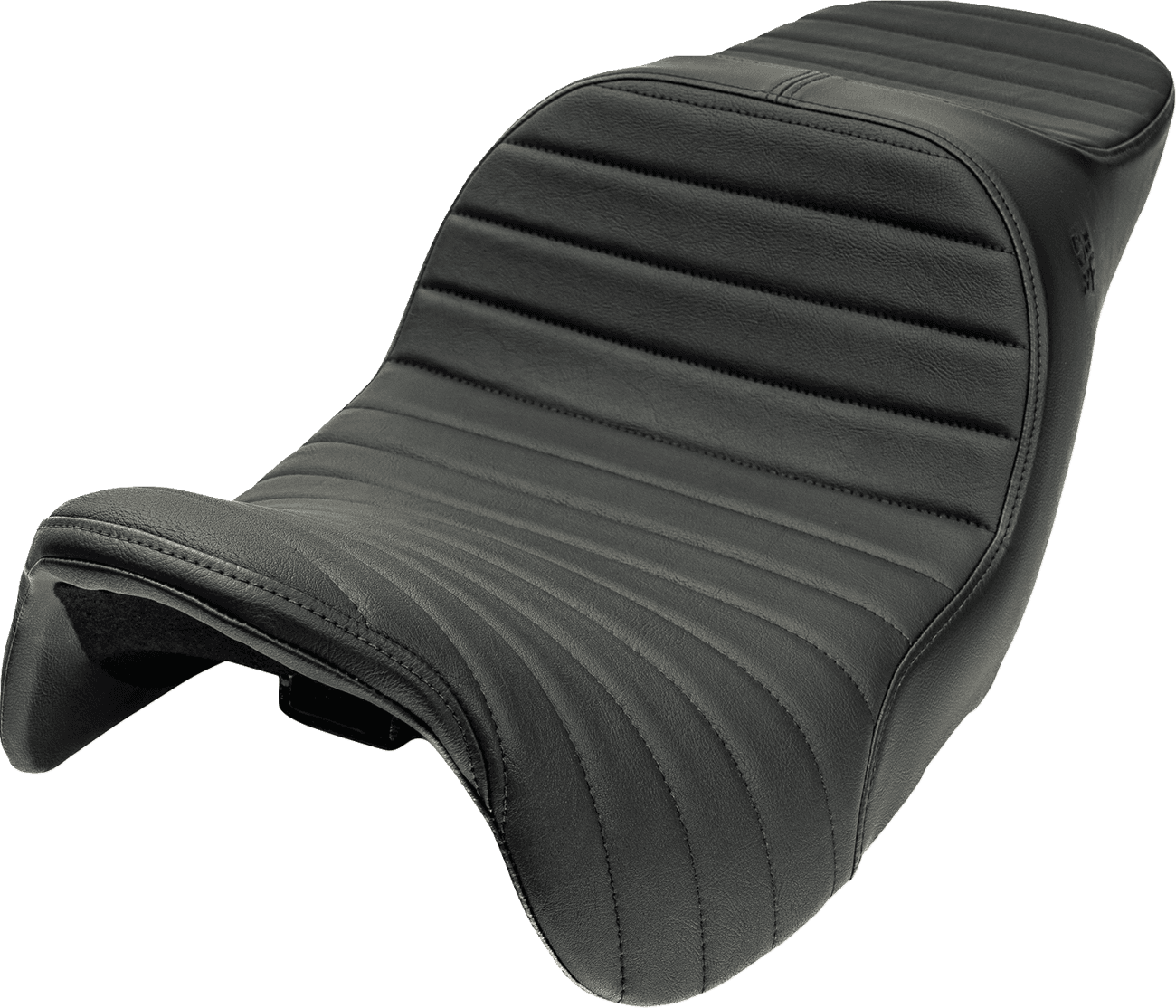 SLYFOX 08012374 Chariot Seat - Black Classic Stitch - Black Logo - FLH/FLT '09-'23.5
