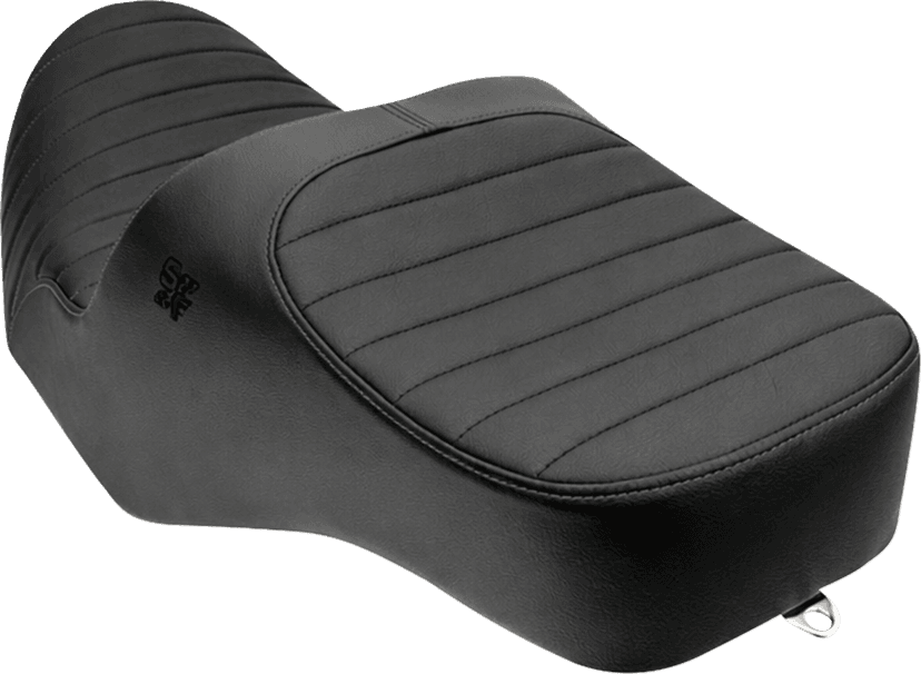 SLYFOX 08012378 Chariot Seat - Black Classic Stitch - Black Logo - FLH/FLT '23.5-'26 — image 3 of 3