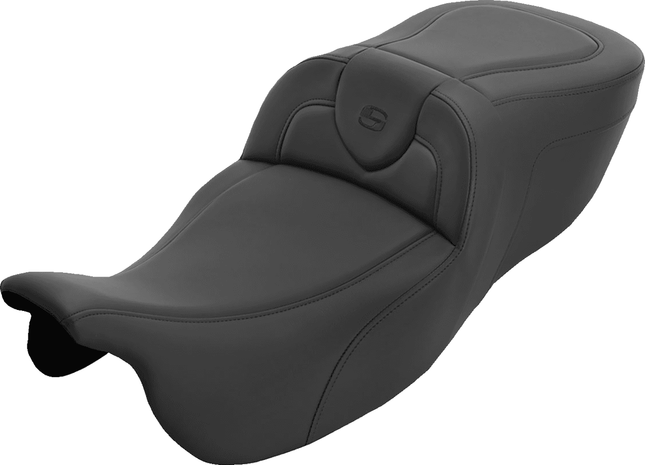 SADDLEMEN 08012420 Roadsofa™ Extended Reach Seat - without Backrest - Plain - FLRT/FLTRT '15-'25