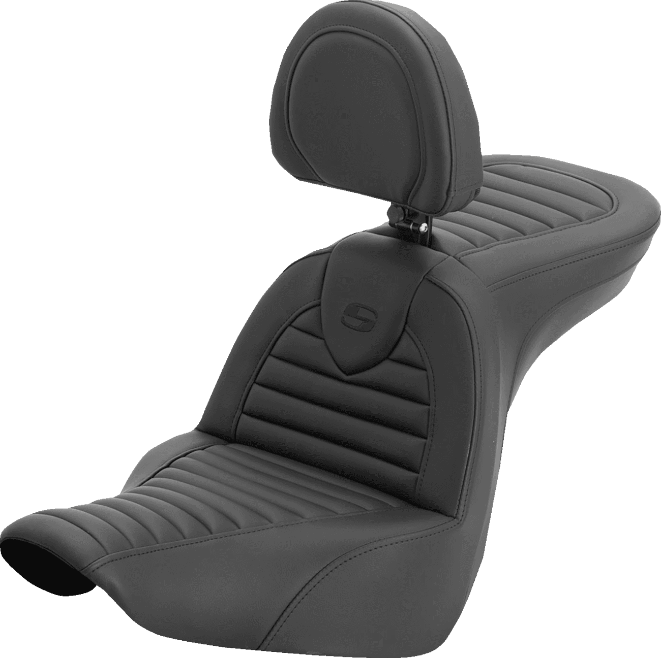 SADDLEMEN 08012427 Roadsofa™ Seat - with Backrest - Tuck-n-Rolll - FL/FX '18-'26