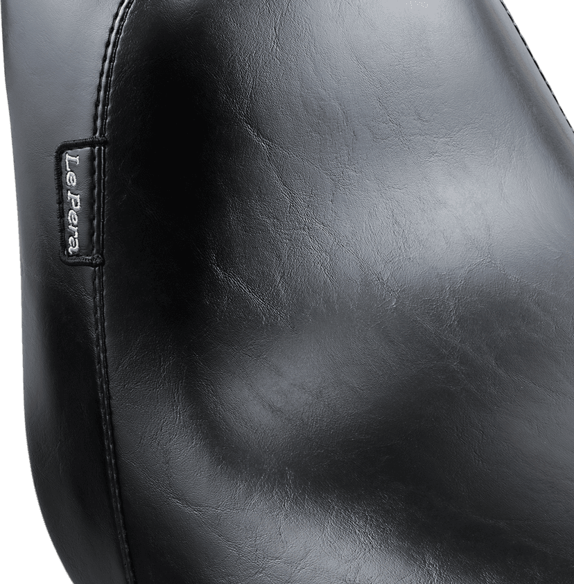 LE PERA 0802-0328 Bare Bones Solo Seat - Smooth - Black - FL/FX '06-'17 — image 4 of 5