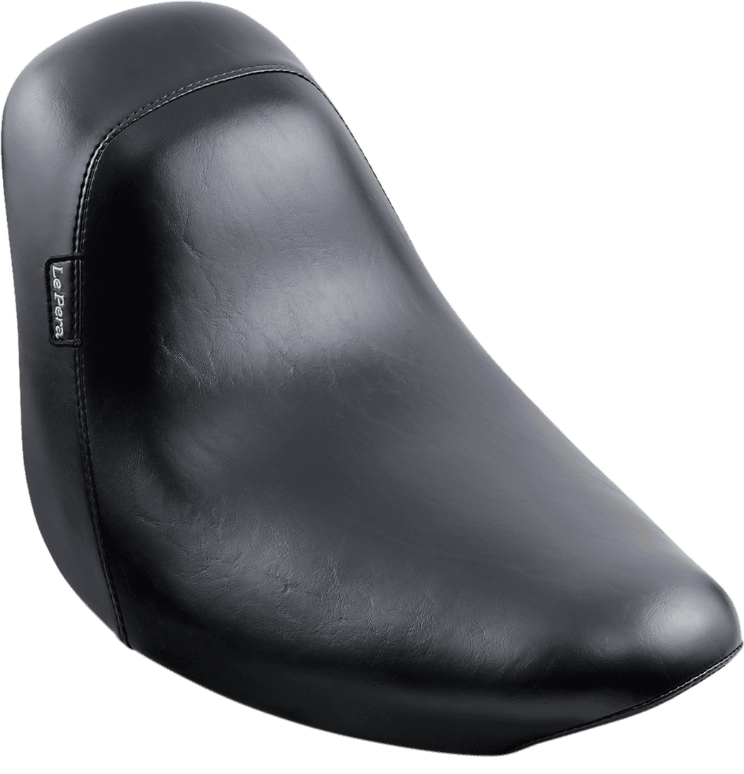 LE PERA 0802-0328 Bare Bones Solo Seat - Smooth - Black - FL/FX '06-'17