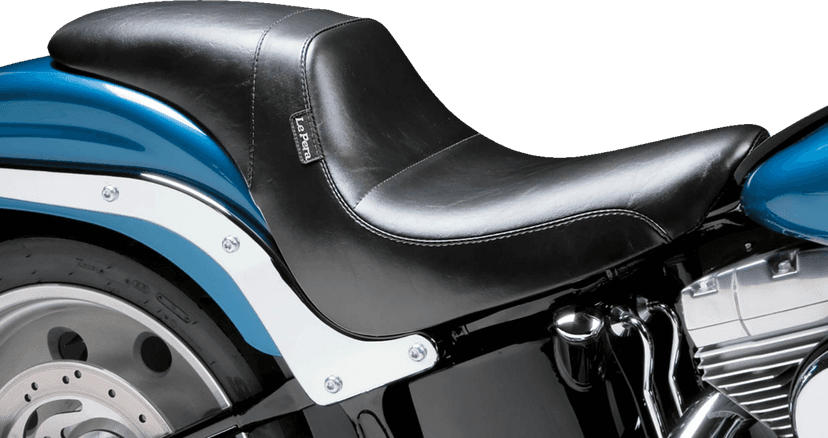 LE PERA 0802-0339 Daytona Sport Seat - Smooth - Black - FL/FX '06-'17 — image 2 of 2