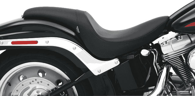 DRAG SPECIALTIES SEATS 0802-0392 Predator Seat - Black - Smooth - FL/FX '06-'17 — image 3 of 4