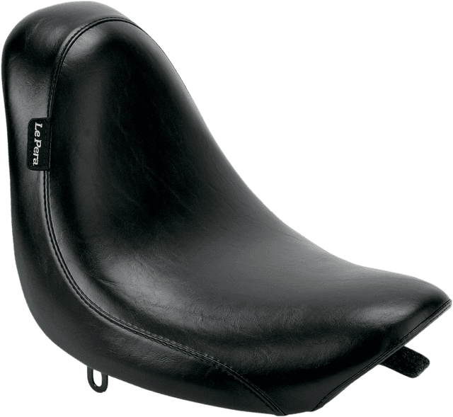 LE PERA 0802-0503 Silhouette Solo Seat - Smooth - Black - FXST '00-'07
