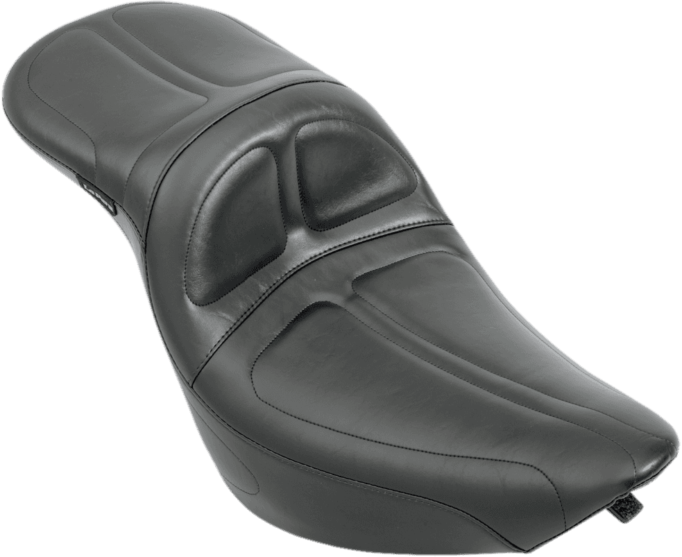LE PERA 0802-0547 Maverick Daddy Long Legs Seat - Black - Stitched - FL/FX '06-'17