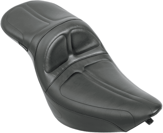 LE PERA 0802-0547 Maverick Daddy Long Legs Seat - Black - Stitched - FL/FX '06-'17 — image 1 of 3