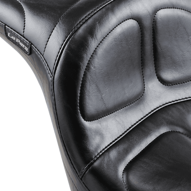 LE PERA 0802-0547 Maverick Daddy Long Legs Seat - Black - Stitched - FL/FX '06-'17 — image 2 of 3