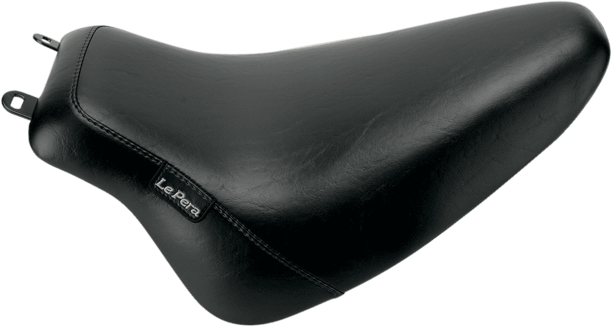 LE PERA 0802-0603 Bare Bones Solo Seat - Smooth - Black - FL '08-'17