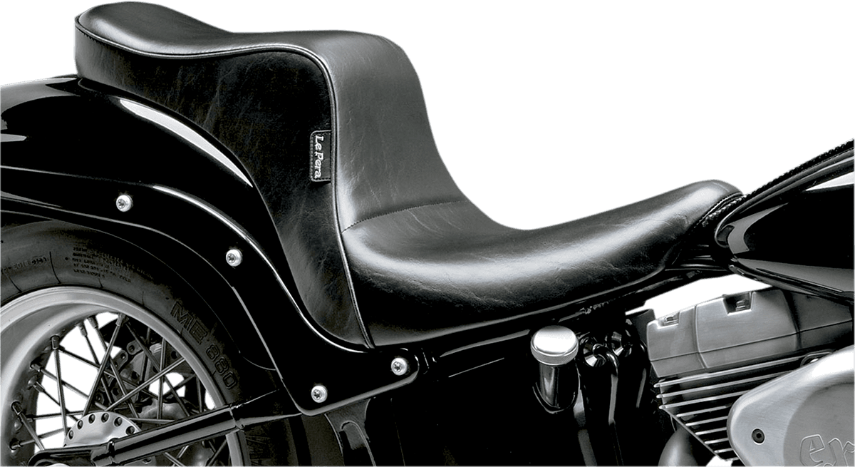 LE PERA 0802-0612 Cherokee Seat - Smooth - Black - FXST/FLST '06-'17