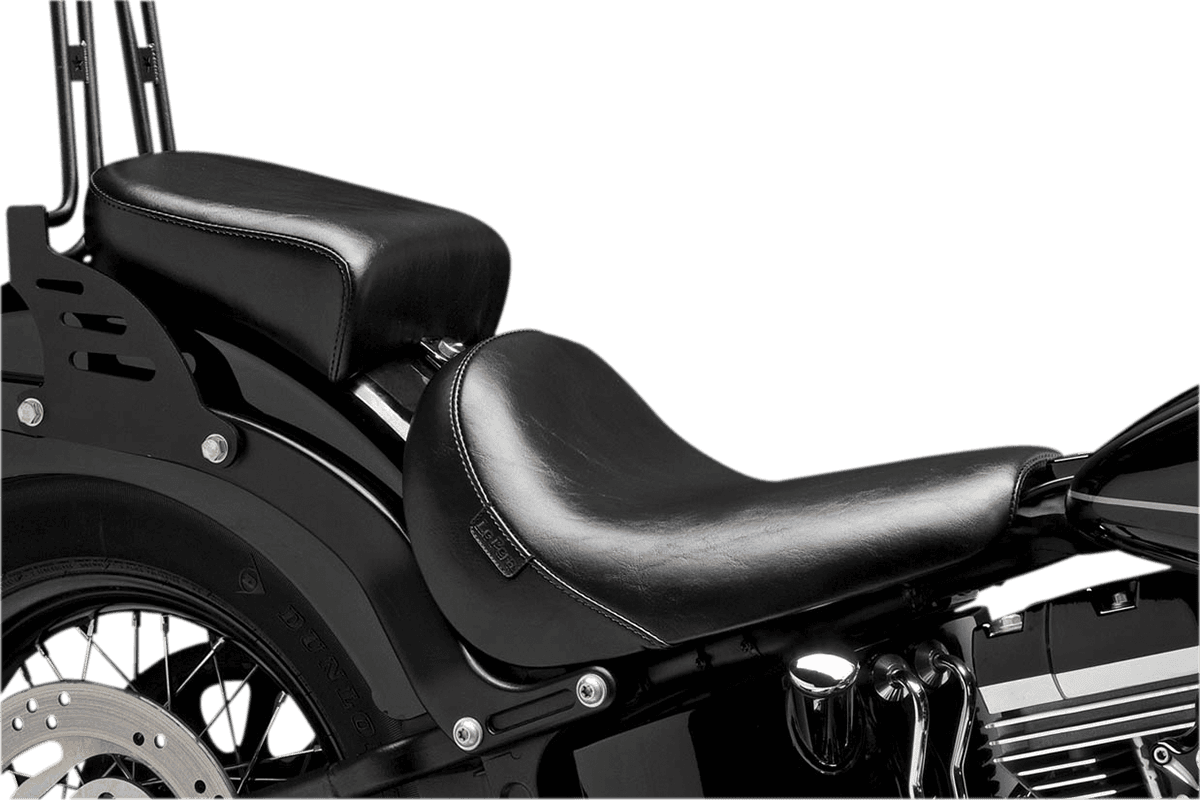 LE PERA 0802-0758 Bare Bones Pillion Pad - Deluxe - Smooth - Black - FLS/FXS '11-'17