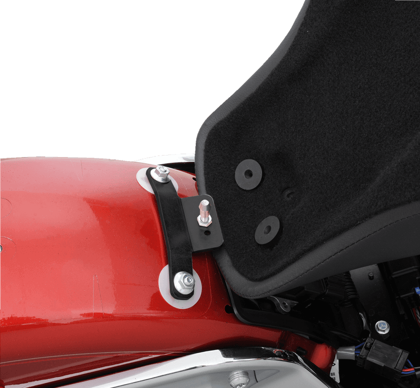 DRAG SPECIALTIES SEATS 0802-0804 EZ-Solo Seat - Smooth - Solar-Reflective Leather - FLST '00-'17 — image 3 of 5