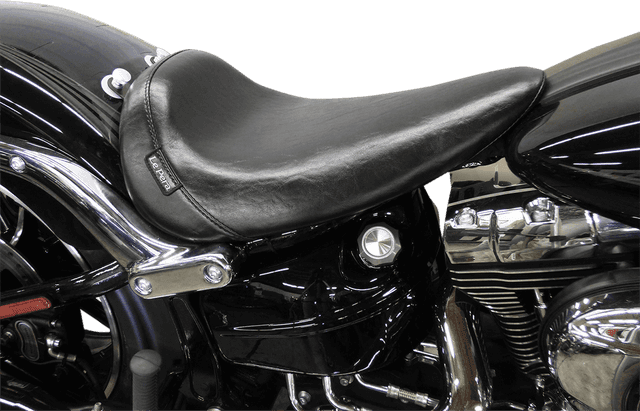 LE PERA 0802-0873 Bare Bones Solo Seat - Smooth - Black - FXSB '13-'17