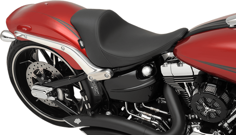 DRAG SPECIALTIES SEATS 0802-0922 EZ-Solo Seat - Smooth - Black - FXSB '13-'17 — image 3 of 4