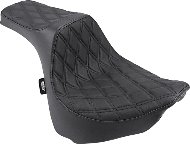 DRAG SPECIALTIES SEATS 0802-1072 Predator III Seat - Double Diamond - Black Stitched - FXFB/S '18-'23 — image 1 of 3