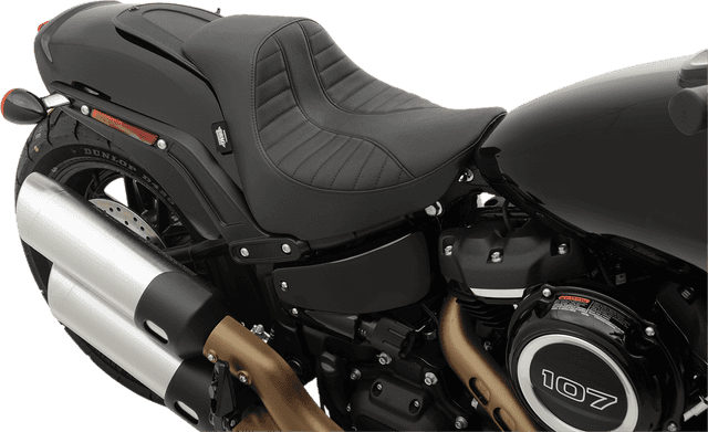 DRAG SPECIALTIES SEATS 0802-1128 EZ-Solo Seat - Scorpion Stitch - Vinyl - FXFB/S '18-'22 — image 3 of 4