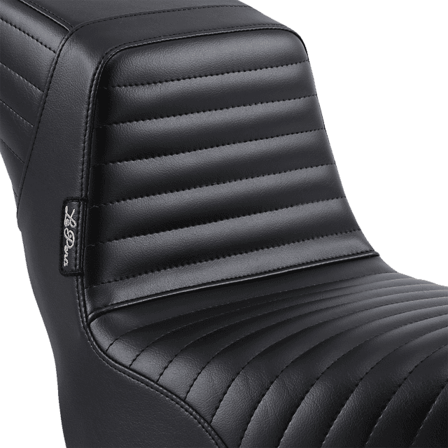 LE PERA 0802-1157 Kickflip Seat - Pleated - Black - FX/FL '18-'23 — image 4 of 4