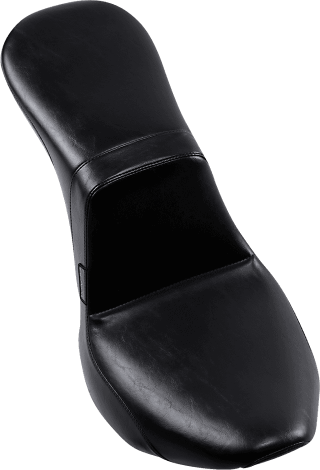 LE PERA 0802-1160 Daytona 2-Up Seat - Without Backrest - Smooth - Black - FX/FL '18-'23 — image 1 of 6