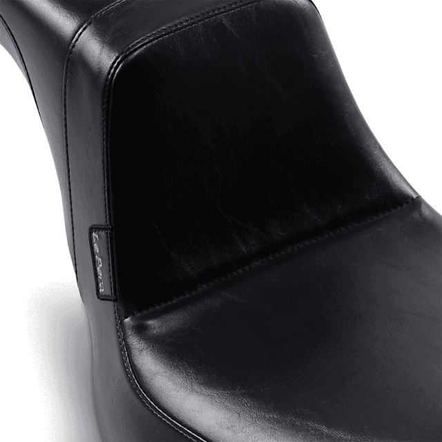 LE PERA 0802-1160 Daytona 2-Up Seat - Without Backrest - Smooth - Black - FX/FL '18-'23 — image 5 of 6