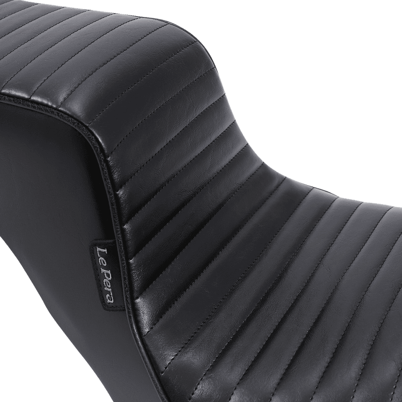 LE PERA 0802-1162 Cherokee Seat - Pleated - Black - FX/FL '18-'24 — image 3 of 4