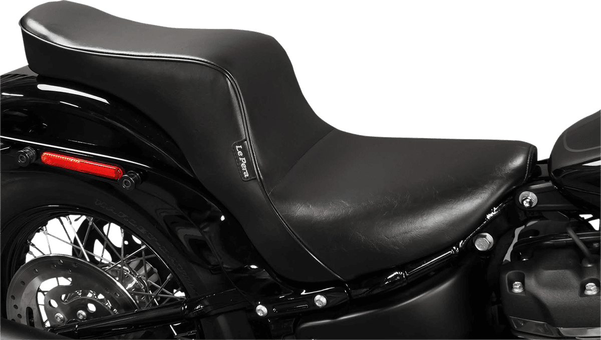 LE PERA 0802-1163 Cherokee Seat - Smooth - Black - FX/FL '18-'24