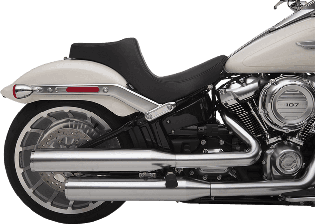 DRAG SPECIALTIES SEATS 0802-1187 Predator III Seat - Black - Smooth - FXBR/S '18-'22 — image 4 of 5