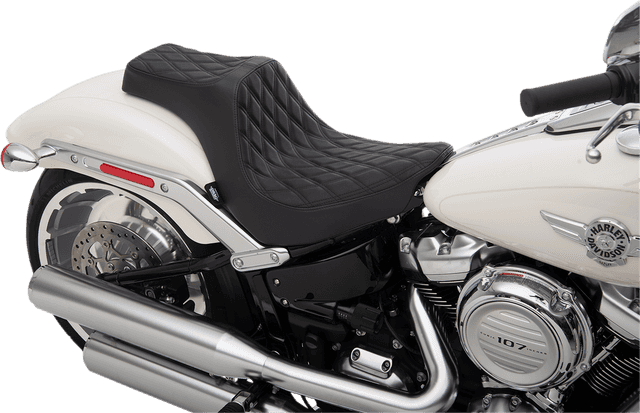 DRAG SPECIALTIES SEATS 0802-1188 Predator III Seat - Double Diamond - Black Stitching - FLFB/S '18-'25 — image 3 of 3