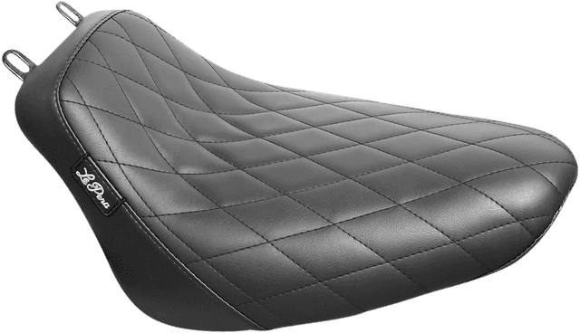 LE PERA 0802-1337 Bare Bones Solo Seat - Diamond Stitch - Black - Softail '18-'23