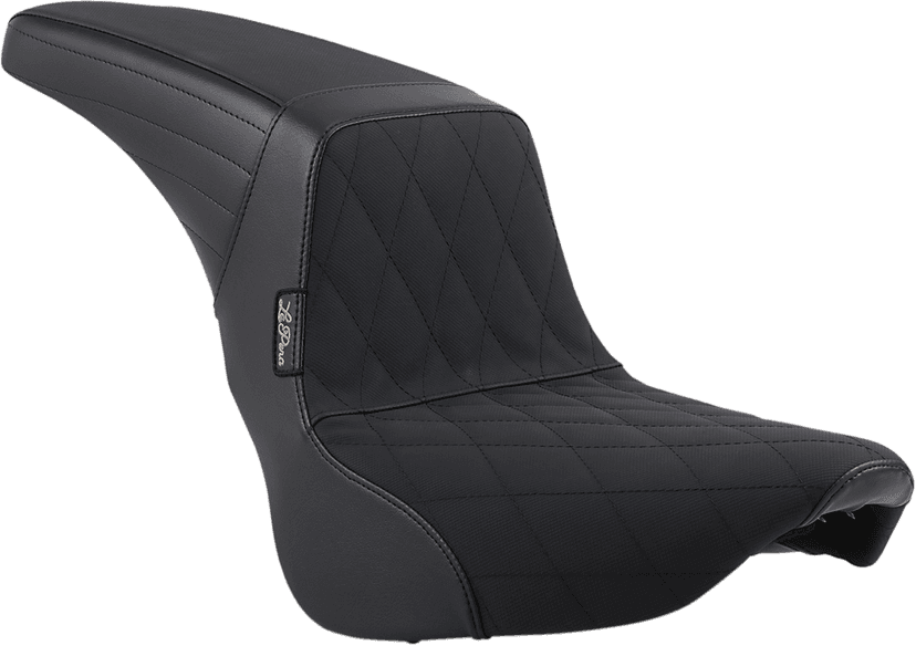 LE PERA 0802-1351 Kickflip Seat - Diamond w/ Gripp Tape - Black - Softail '18-'23 — image 1 of 4