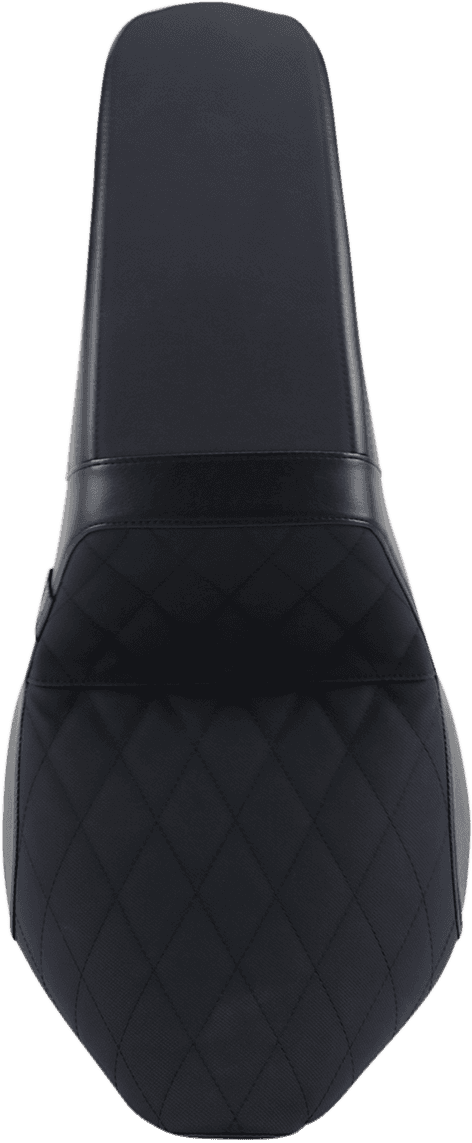 LE PERA 0802-1351 Kickflip Seat - Diamond w/ Gripp Tape - Black - Softail '18-'23 — image 4 of 4