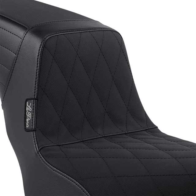 LE PERA 0802-1351 Kickflip Seat - Diamond w/ Gripp Tape - Black - Softail '18-'23 — image 3 of 4