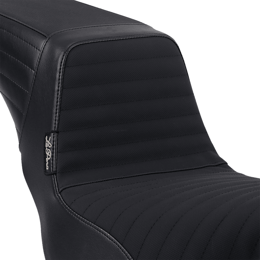 LE PERA 0802-1353 Kickflip Seat - Pleated w/ Gripp Tape - Black - Softail '18-'23 — image 4 of 4
