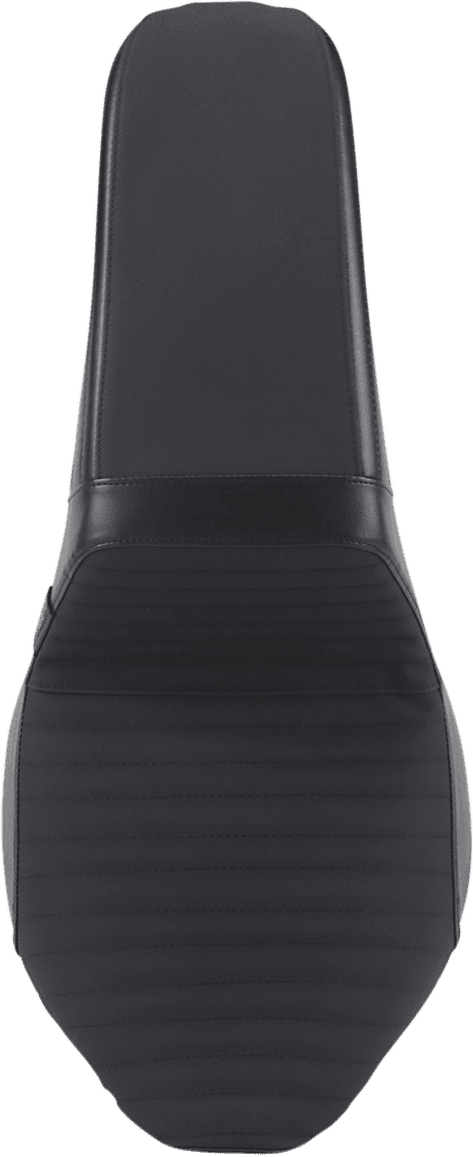 LE PERA 0802-1353 Kickflip Seat - Pleated w/ Gripp Tape - Black - Softail '18-'23 — image 3 of 4