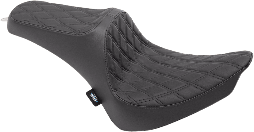 DRAG SPECIALTIES SEATS 0802-1359 Predator III Seat - Double Diamond - Black Stitching - FX/FL '00-'17