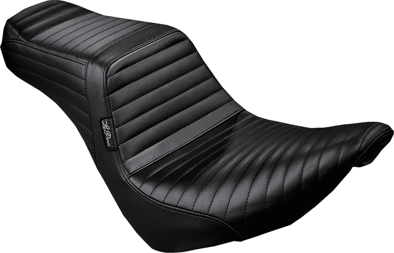 LE PERA 0802-1455 Tailwhip Seat - Pleated - Black - FXLR/FLSB '18-'23